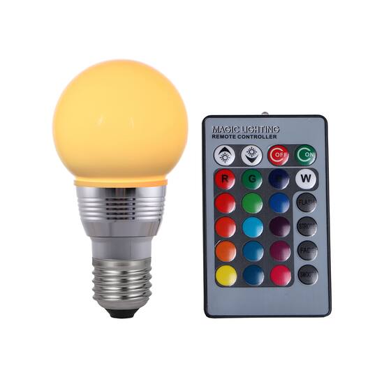Magic Lighting Color Changing Led Bulb With Remote By Ashland